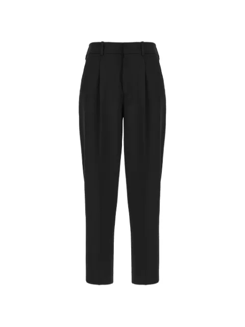 PT Torino pleated elasticated-waist trousers Black CDVSDAZ00STDPO36