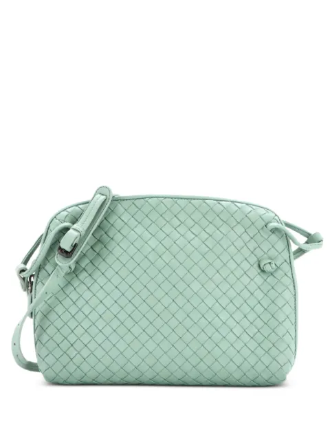 Bottega Veneta Pre-Owned Nodini Intrecciato Nappa Small crossbody bag Green WF7LDM0YV2WY3N3C