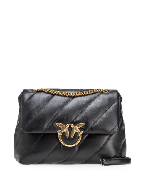 PINKO Love Puff quilted leather shoulder bag Black 107615A0F2