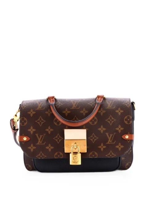 Louis Vuitton Pre-Owned Vaugirard Handbag Monogram Canvas with Leather satchel Black V0L68UXNYA2U71IM