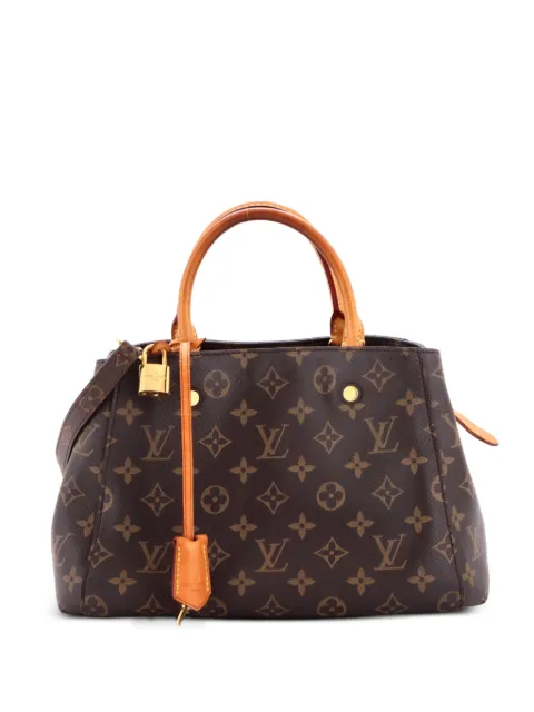 Louis Vuitton Pre-Owned Montaigne Handbag Monogram Canvas BB satchel Brown KXM14YEEL8XJLJ27