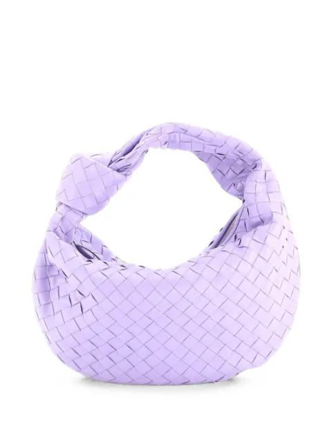 Bottega Veneta Pre-Owned BV Jodie Intrecciato Nappa Teen hobo bag Purple 8XTTS6TPEL7XLO93
