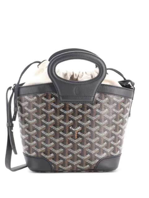 Goyard Pre-Owned Beluga Bag Coated Canvas Mini tote bag Black ZS8T9Z3Y0XVC46A7