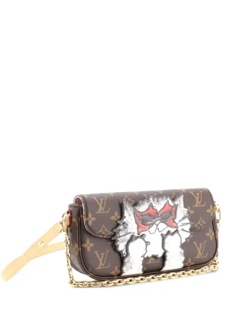 Louis Vuitton Pre-Owned Ivy Wallet on Chain Limited Edition Grace Coddington Catogram Canvas shoulder bag Brown XX8L0VU6A22N0NN1