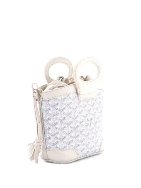 Goyard Pre-Owned Beluga Bag Coated Canvas Mini tote bag White 7CVS6G91M1W9R3MO