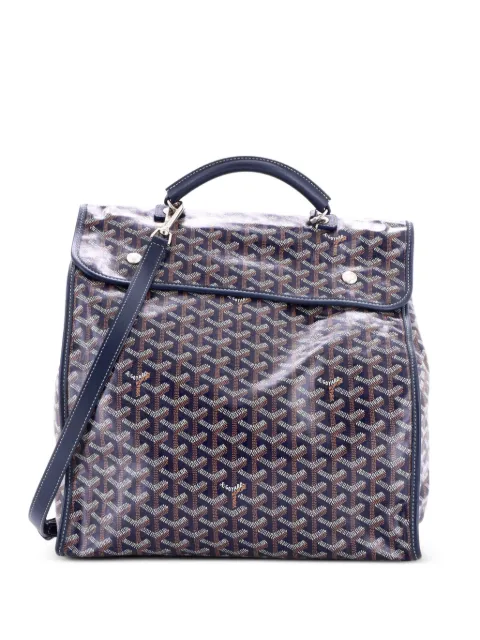 Goyard Pre-Owned Saint Leger Briefcase Coated Canvas backpack Blue EHANMYIUP6IJY2YX