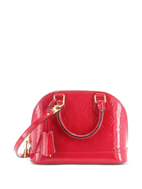Louis Vuitton Pre-Owned Alma Handbag Monogram Vernis BB shoulder bag Pink DBT1753NZ2JQPFIT