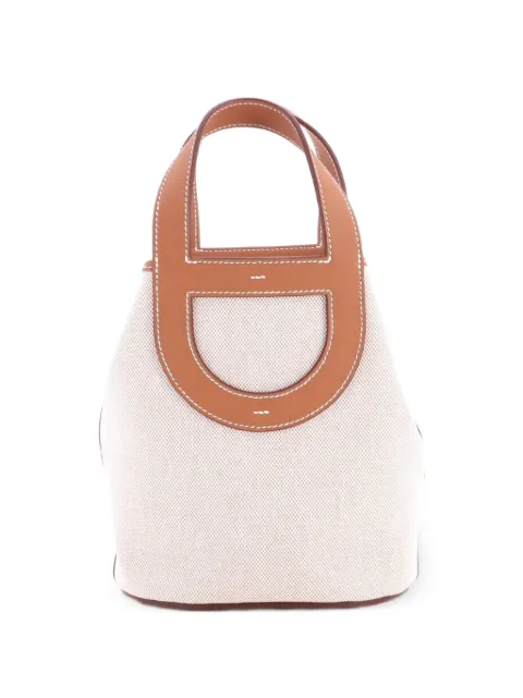 Hermès Pre-Owned In-The-Loop Bag Clemence with Swift 18 bucket bag Brown 3081MHXQT72EHPI8