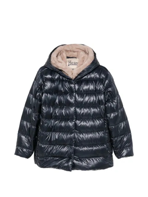 Herno quilted hooded jacket Blue PI002312D12017Z