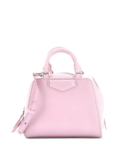 Givenchy Pre-Owned Antigona Cube Bag Leather Nano crossbody bag Pink KPTQEH4D38AC4W0W