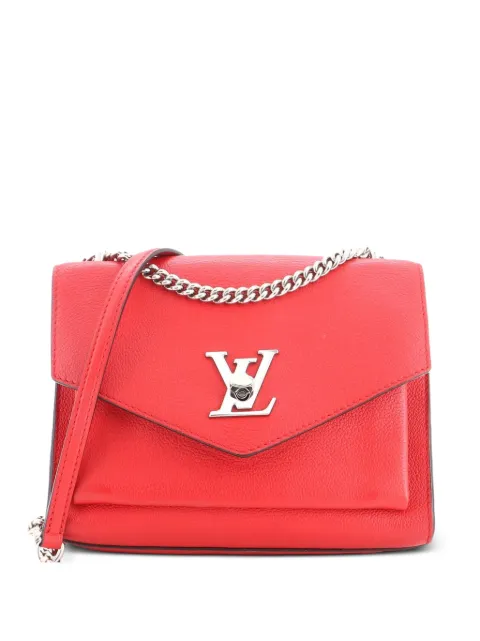 Louis Vuitton Pre-Owned Mylockme Monochrome Handbag Leather BB shoulder bag Red AVCN8TQEB1J02BMR