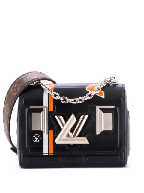 Louis Vuitton Pre-Owned Twist Handbag Limited Edition Embossed Epi Space Leather PM shoulder bag Black IZM3WYM4DIRWGK7H