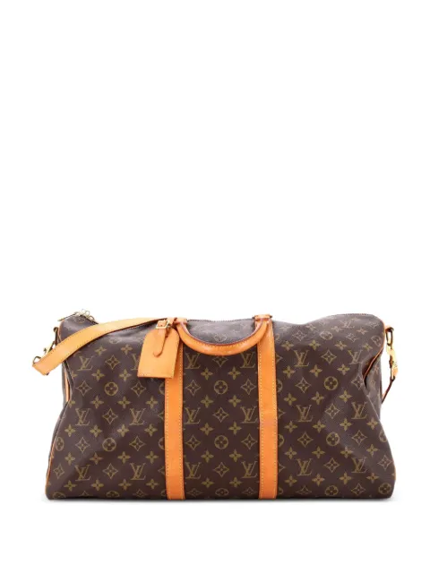 Louis Vuitton Pre-Owned Keepall Bandouliere Bag Monogram Canvas 50 travel bag Brown Z5N4APHQW7V9N37Y