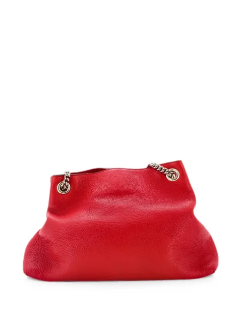Gucci Pre-Owned Soho Chain Strap Leather Medium shoulder bag Red HXI6JLMK0T44NZQ1