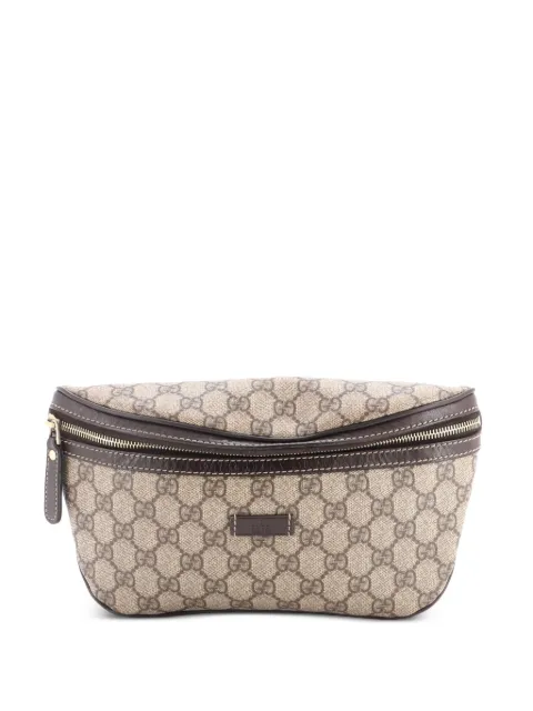 Gucci Pre-Owned GG Coated Canvas with Leather Small belt bag Brown 7XBGF9NX7N1XY6D5