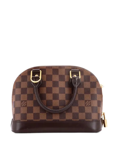 Louis Vuitton Pre-Owned Alma Handbag Damier BB shoulder bag Brown 3HEWWFTYJ1R7YV9G