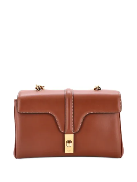 Celine Pre-Owned Soft 16 Bag Smooth Calfskin Teen shoulder bag Brown 361J63XTQ7FTP49Z