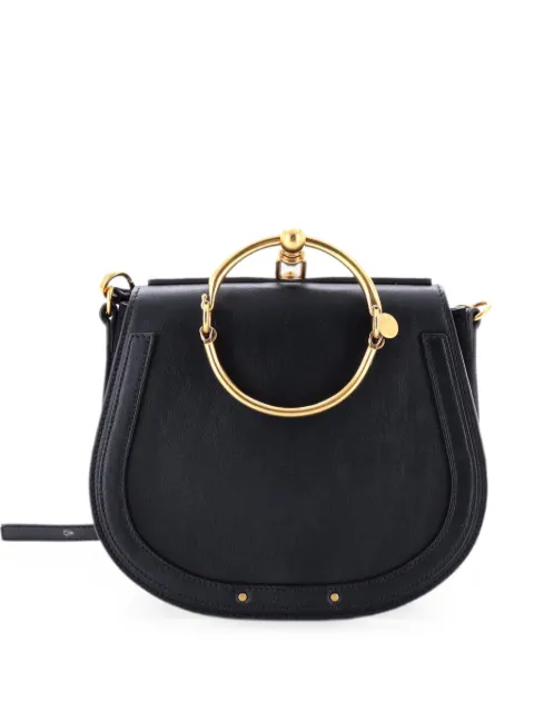 Chloé Pre-Owned Nile Leather Medium crossbody bag Black BTN1LG8PV78I1JUD