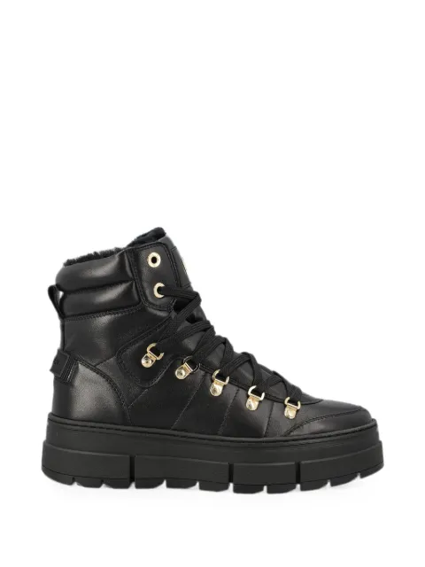 BOGNER lace-up leather ankle boots Black 22646403001
