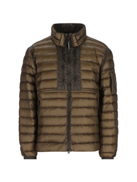 C.P. Company quilted Lens-detail jacket Green 21CMOW022A110416A683
