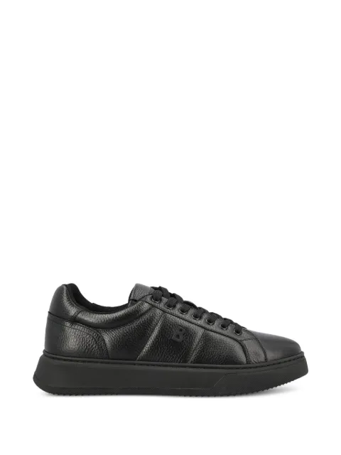 BOGNER logo-plaque leather sneakers Black 12640035001