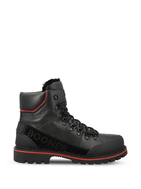 BOGNER lace-up lug-sole ankle boots Black 12646833047
