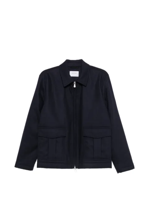 Gran Sasso zip-up flap-pocket jacket Blue 7812551326