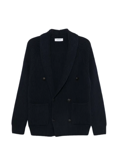Gran Sasso double-breasted ribbed-knit cardigan Blue 1318325072