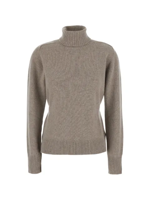 P.A.R.O.S.H. turtleneck belted sweater Neutrals SLESTATD512142