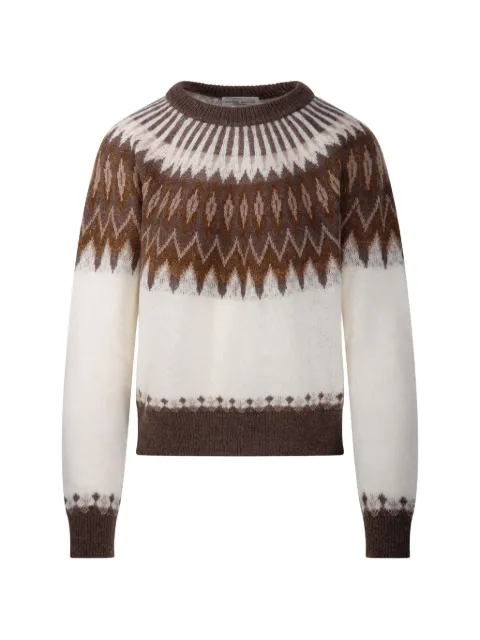 Roberto Collina patterned sweater White 263FXB23001