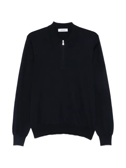 Gran Sasso quarter-zip polo sweater Blue 5512514290