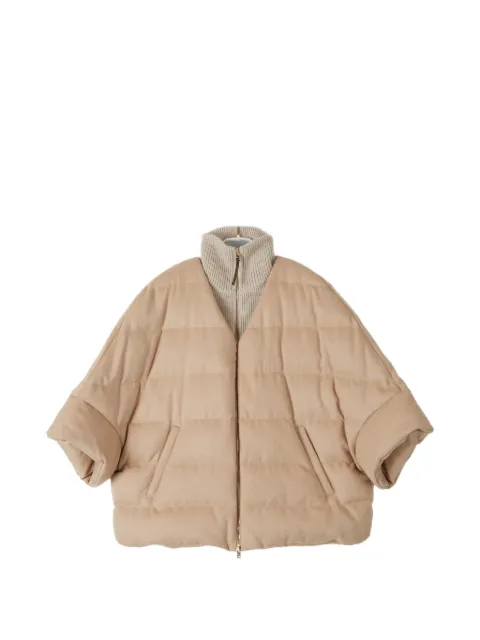 Herno quilted high-neck jacket Neutrals PI002253D33543