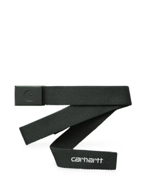 Carhartt WIP C-logo belt tonal polyester canvas Green I035415