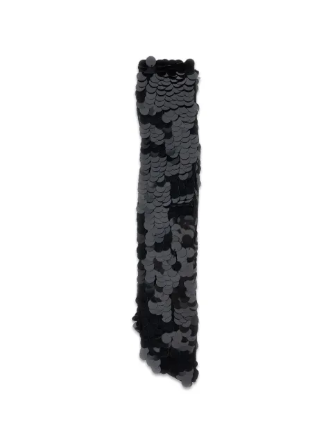P.A.R.O.S.H. sequin-embellished scarf Black GONG26WD000624