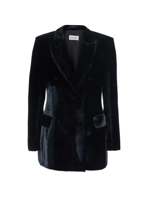P.A.R.O.S.H. double-breasted long-sleeve blazer Black D420487RAVEL013