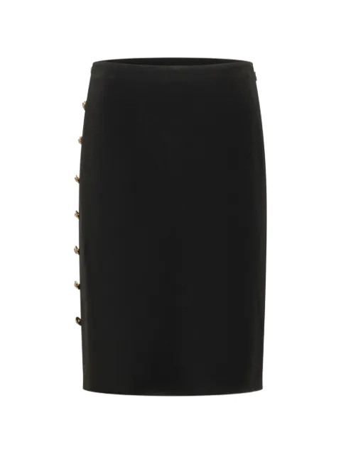 Versace Medusa '95 button-embellished skirt Black 10269161A13362