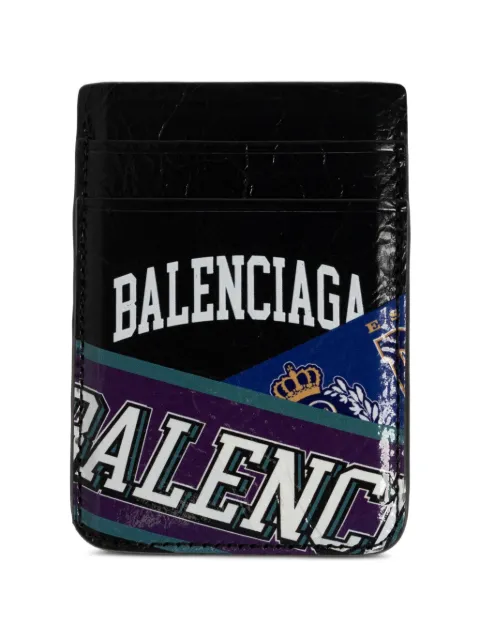 Balenciaga cash magnet card holder Black 6758352ACO8