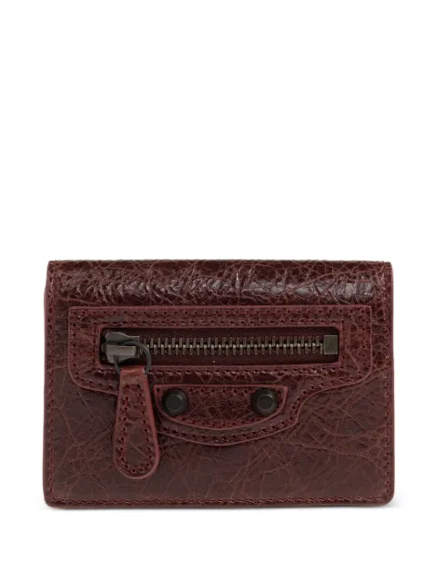 Balenciaga Le City mini wallet in berry red Red 8106692ABFY