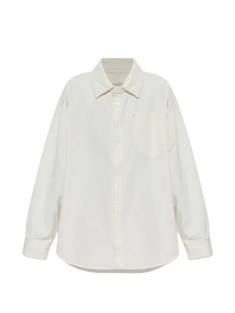 AMI Paris Ami de Coeur denim shirt Neutrals UJK918DE0134F