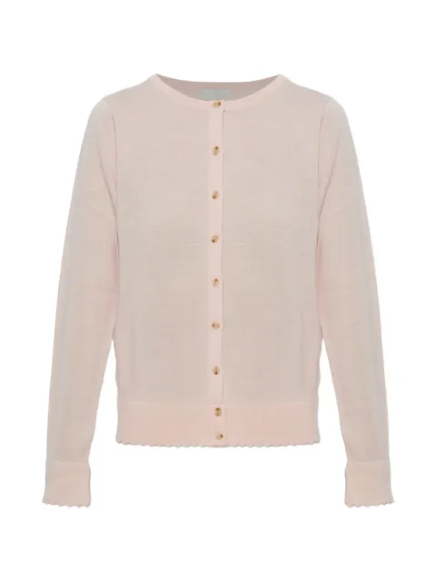 Posse Maisie scalloped-edge cardigan Pink PS22260