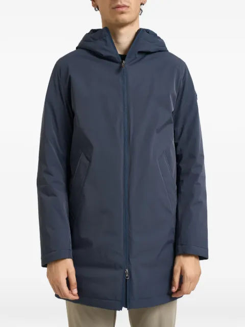 Colmar hooded logo-patch raincoat Blue 12000005
