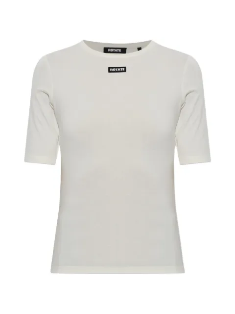 ROTATE BIRGER CHRISTENSEN short sleeve T-shirt bright white Neutrals 114787400