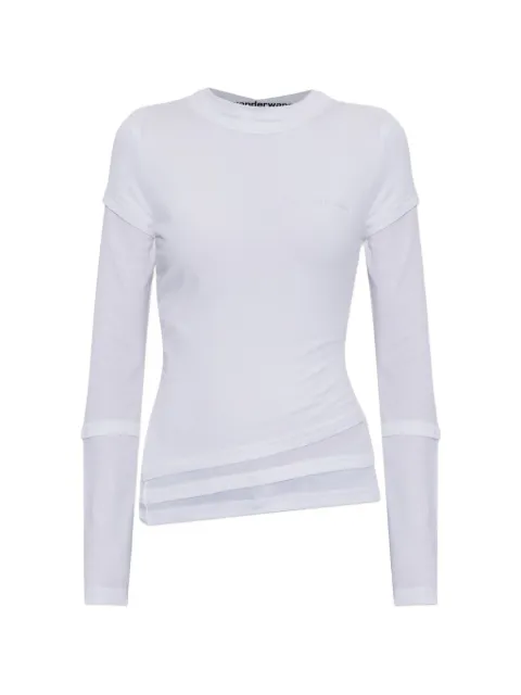 Alexander Wang layered long-sleeve T-shirt White 1CC2261287