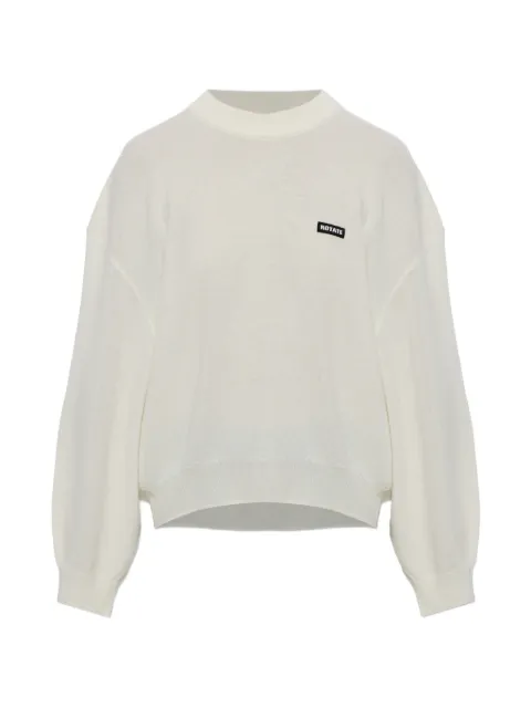 ROTATE BIRGER CHRISTENSEN oversized knit pullover white Neutrals 116612857