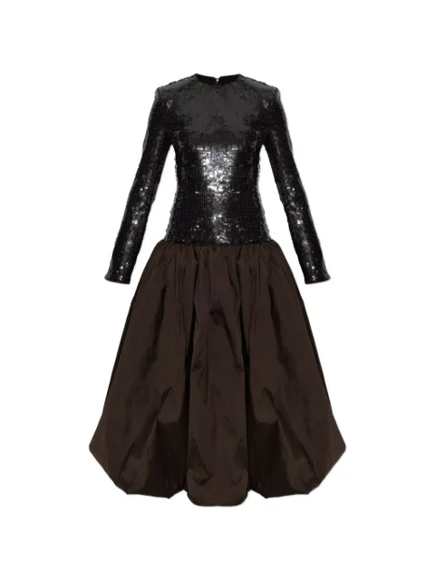 ROTATE BIRGER CHRISTENSEN sequin-embellished maxi dress Black 1170061667