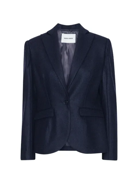 Henrik Vibskov Press tailored wool blazer Black AW26STUDF608
