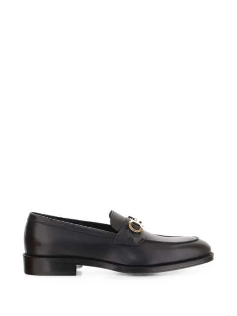 Ferragamo moccasins with Gancini ornament Black 778746