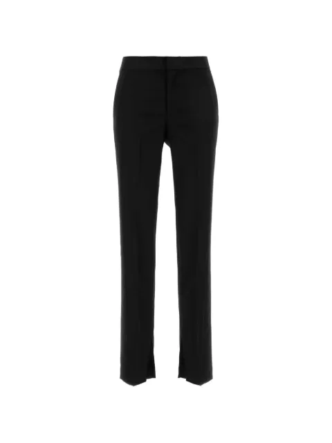 PT Torino pressed-crease slit-hem trousers Black CDVSNOZK0STDMR95