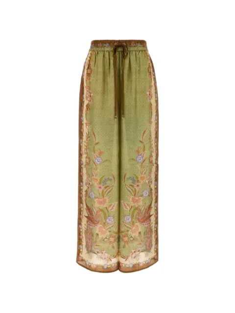 ZIMMERMANN Indra relaxed pants Green 6251PSS262