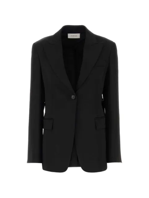 Sportmax Novella peak-lapel blazer Black 2622046021600
